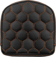 Saddlemen Roadsofa Sissy Bar Pad - Black/orange