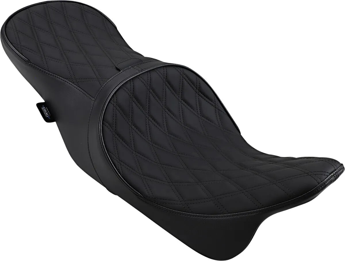 2-Up Drag Specialties Touring Seat - Forward Position - For Harley Davidson