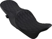 2-Up Drag Specialties Touring Seat - Forward Position - For Harley Davidson