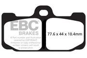 Ebc Epfa Series Extreme Pro Spiekane Klocki Hamulcowe