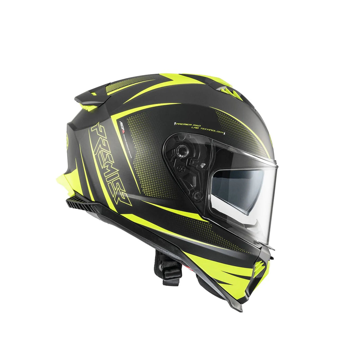 Premier Helmets Typhoon Fr Full Face Helmet Matte Black/yellow