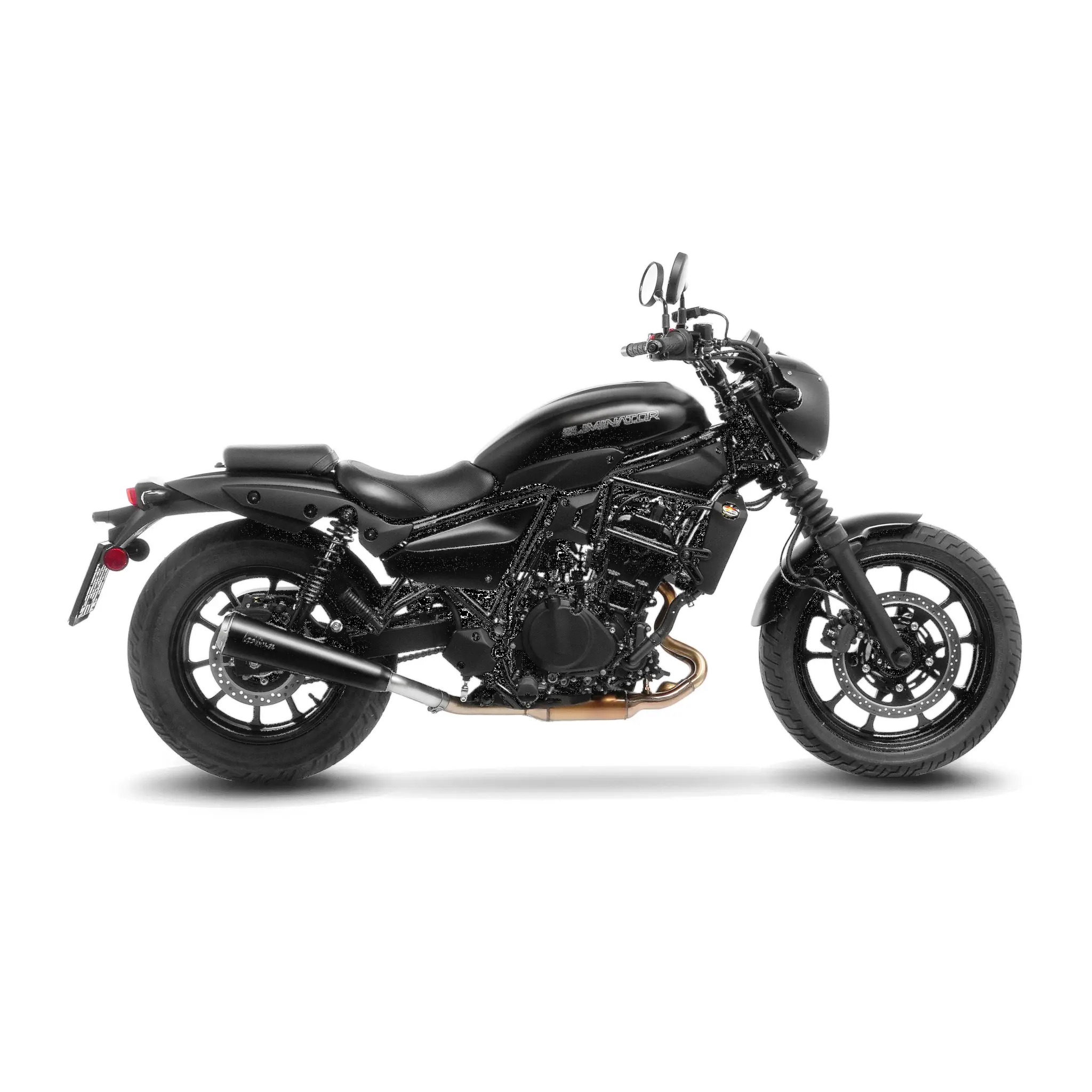 Leovince LV Classic Racer Black Slip-on Tłumik - Homologacja Drogowa ECE