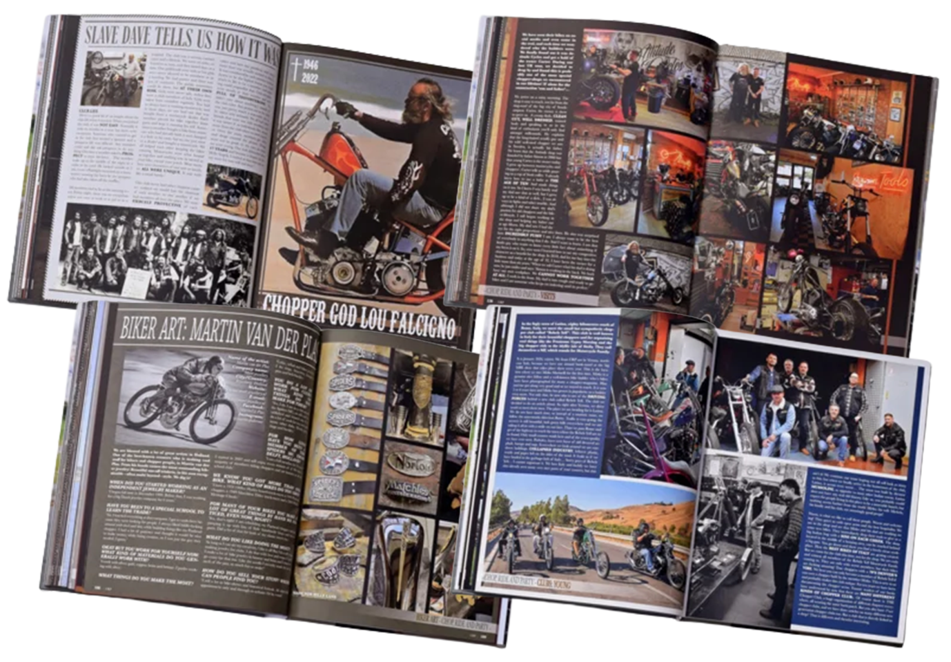 Chop, Ride & Party Two Percenter Roadbooks – Helmets
