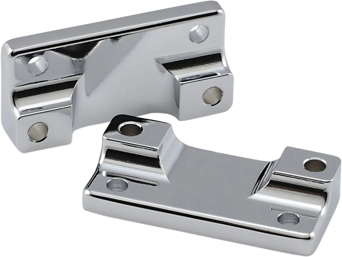 Drag Specialties Fender-To-Fork Adapter Chrome for Harley