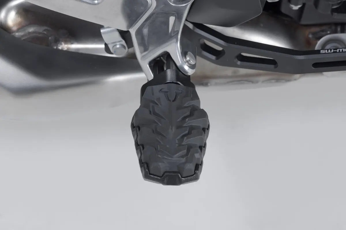 SW-Motech Evo Steel Footrest Kit - Silver - FRS.11.112.10800