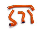 Samco Sport Radiator Hose Kit - Orange Silicone
