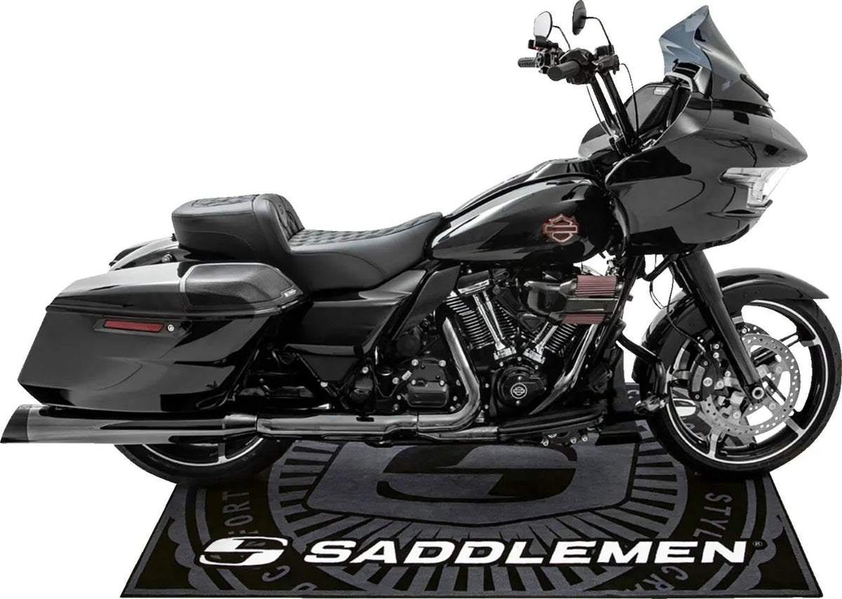 Saddlemen Logo Floor Mat 72" x 48"