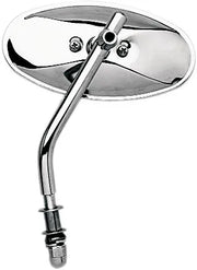 Emgo Chrome Universal Stamped Steel Motorcycle Mirror