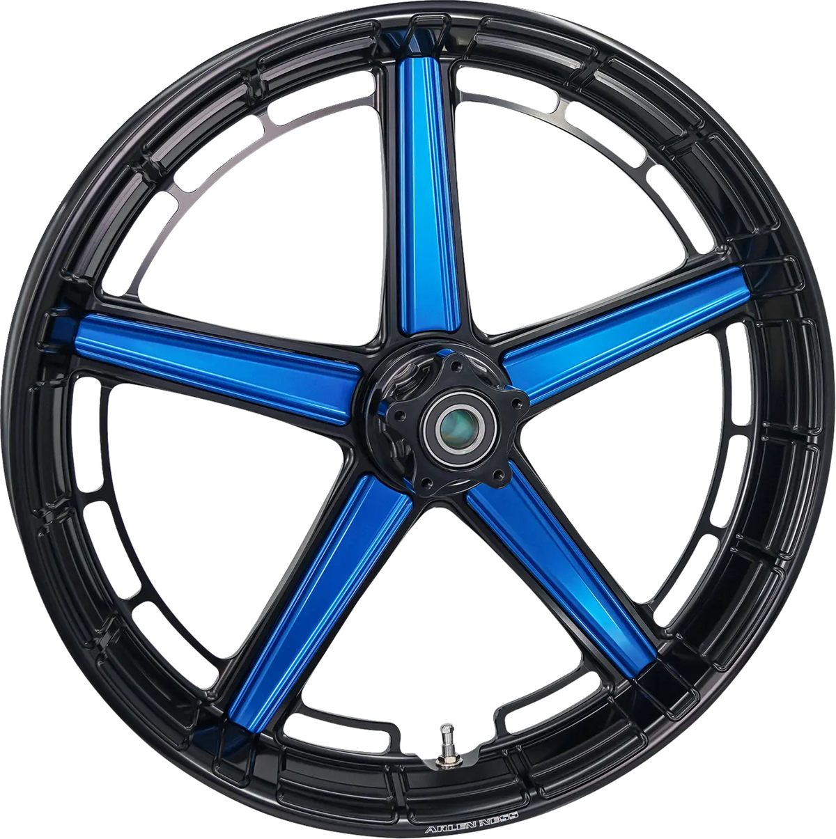 Arlen Ness Flatline Rim Insert Blue for 19 x 3.25" Wheels