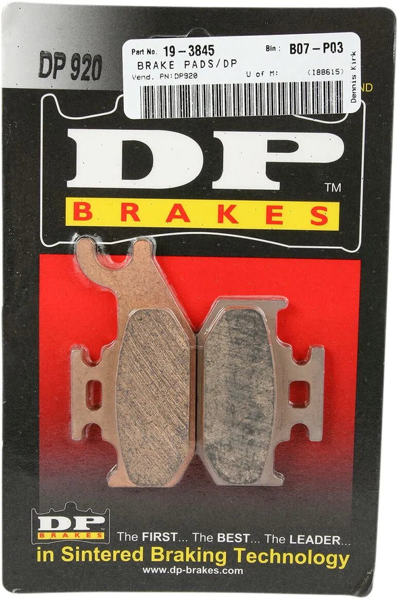 DP Brakes Spiekane Klocki Hamulcowe Do Atv/utv - Przód i Tył