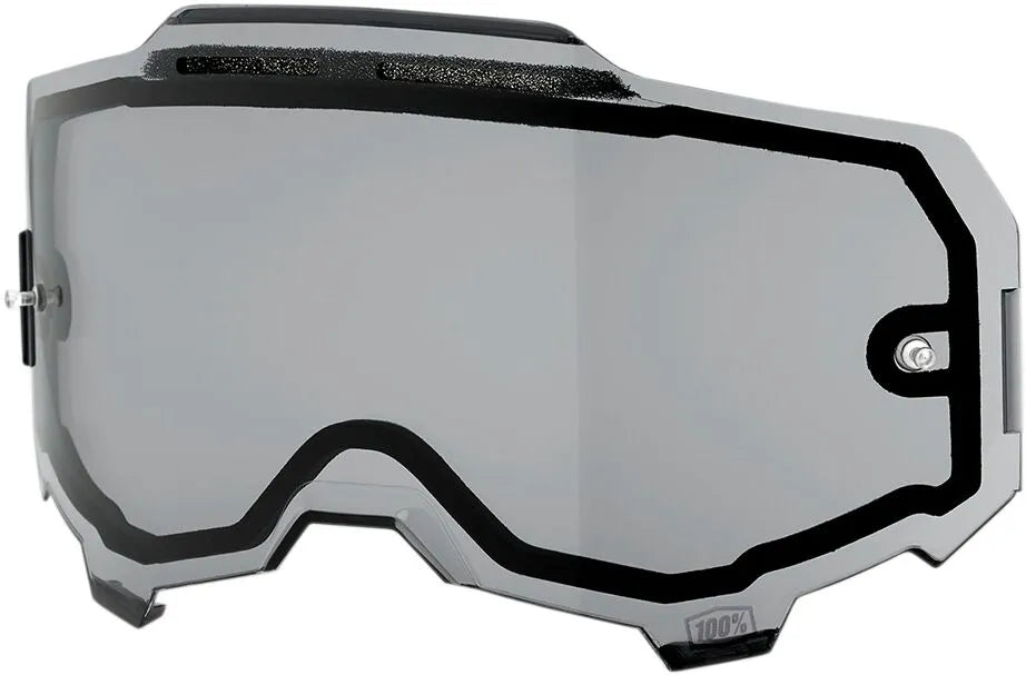 100% Armega Dual Pane Vented Goggle Lens Smoke