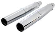 V-Twin Replica XLCH Chrome Tapered Mufflers – Exhaust