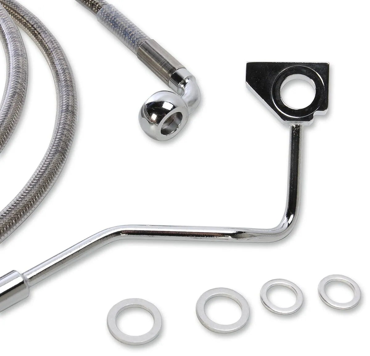 Drag Specialties Extended Brake Line Kit For Abs Models