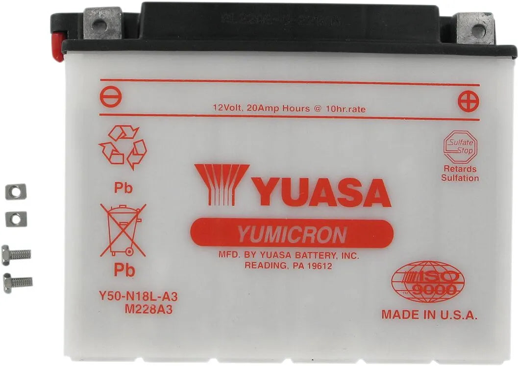 Yuasa Y50N18LA3 Conventional Battery for Honda Goldwing GL 1500