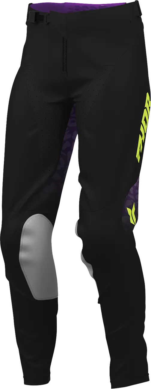 Thor Women's Launchmode Spotted Pants Black/Purple