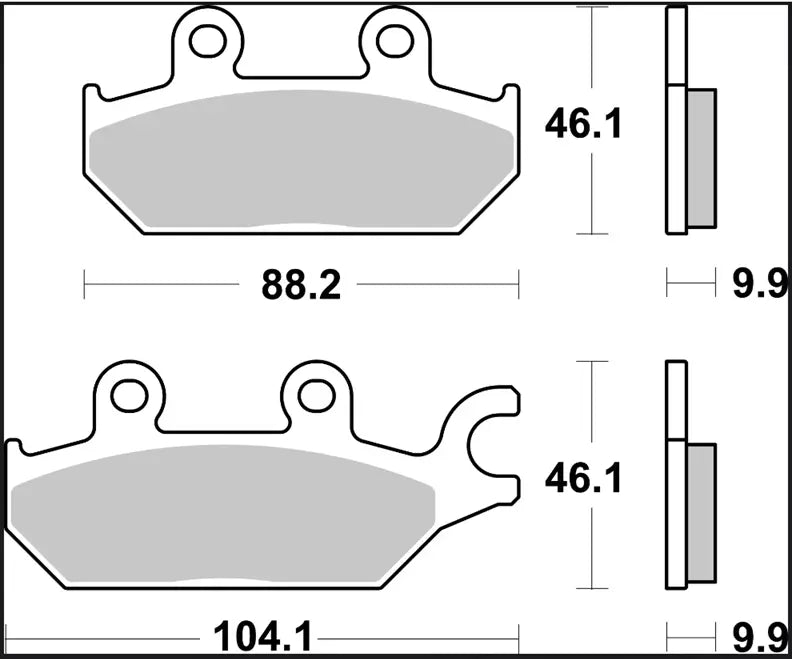 Brembo Sd Offroad Prime Line Spiekane Metalowe Klocki Hamulcowe