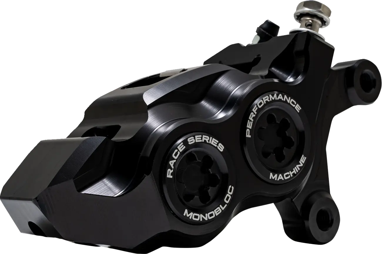 Performance Machine Race Series Monobloc Zacisk Hamulcowy Prawy Czarny