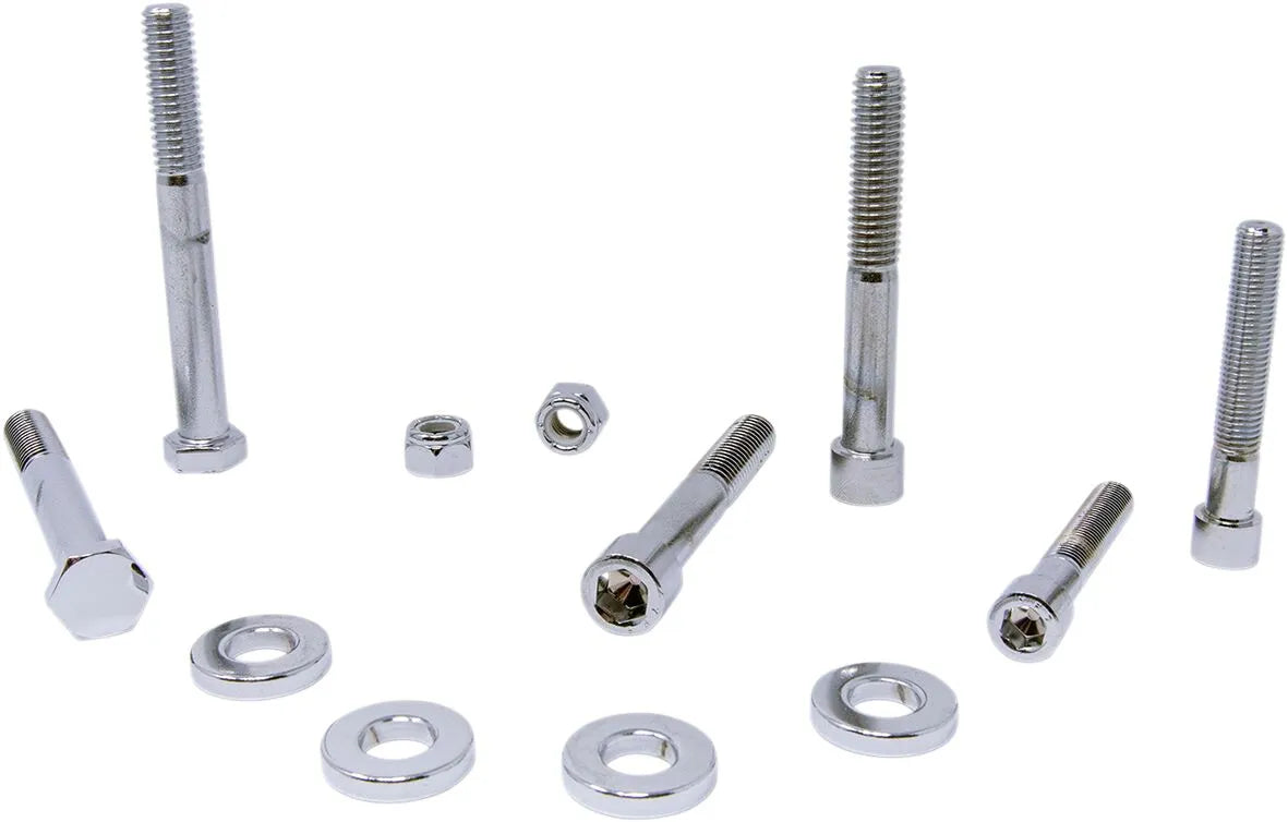Drag Specialties Knurled Motor Mount Bolt Set for HD Softail