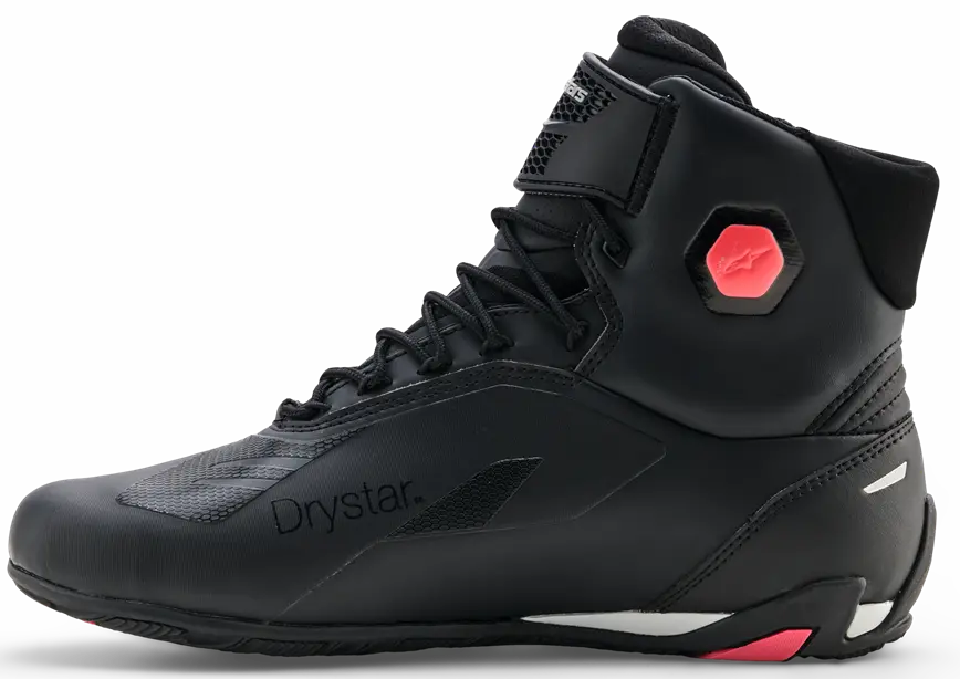 Alpinestars Stella Faster-4 Drystar Shoes Black Gray Coral