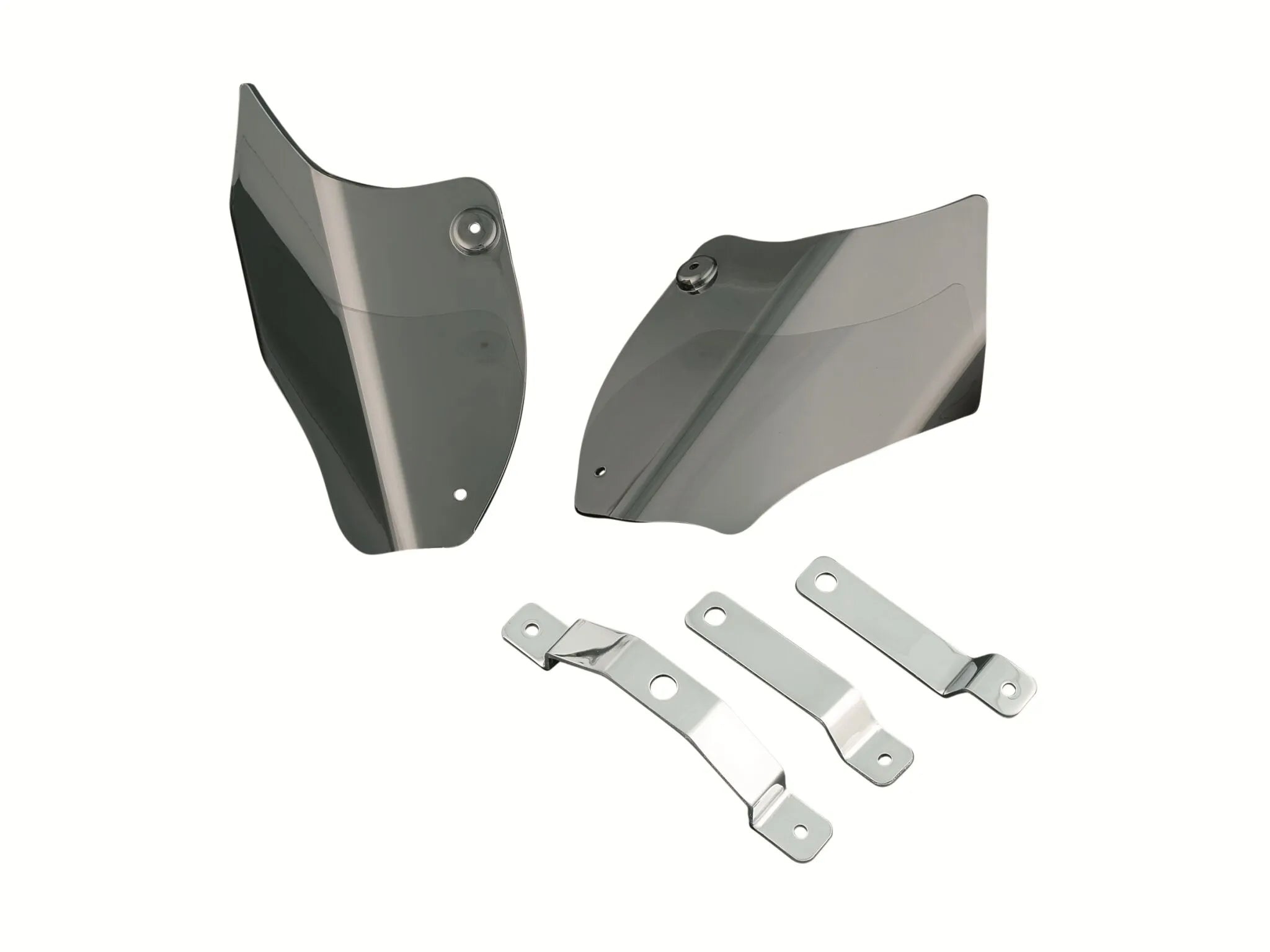 Kuryakyn Saddle Shields - Reflective Smoke