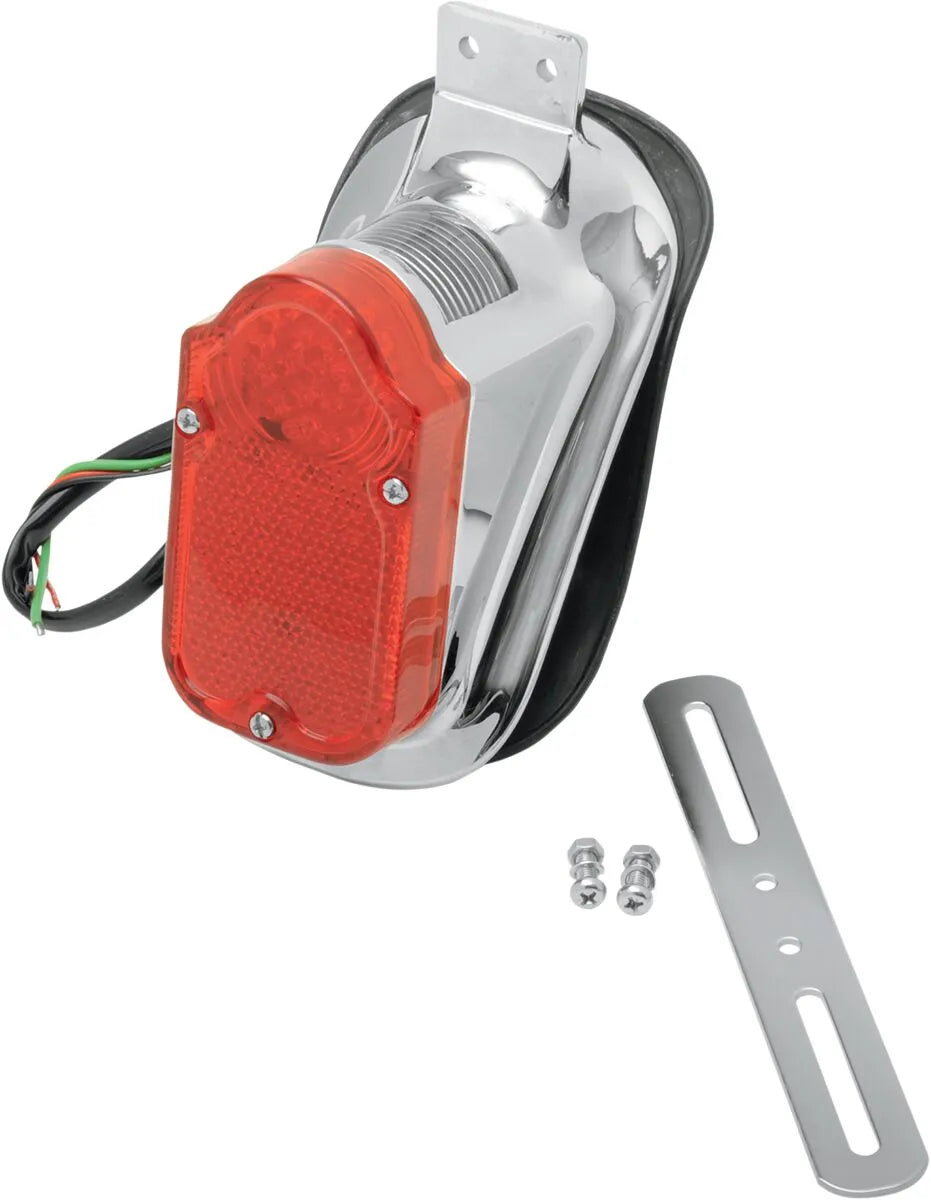 Drag Specialties Tombstone Led Taillight With License Plate
