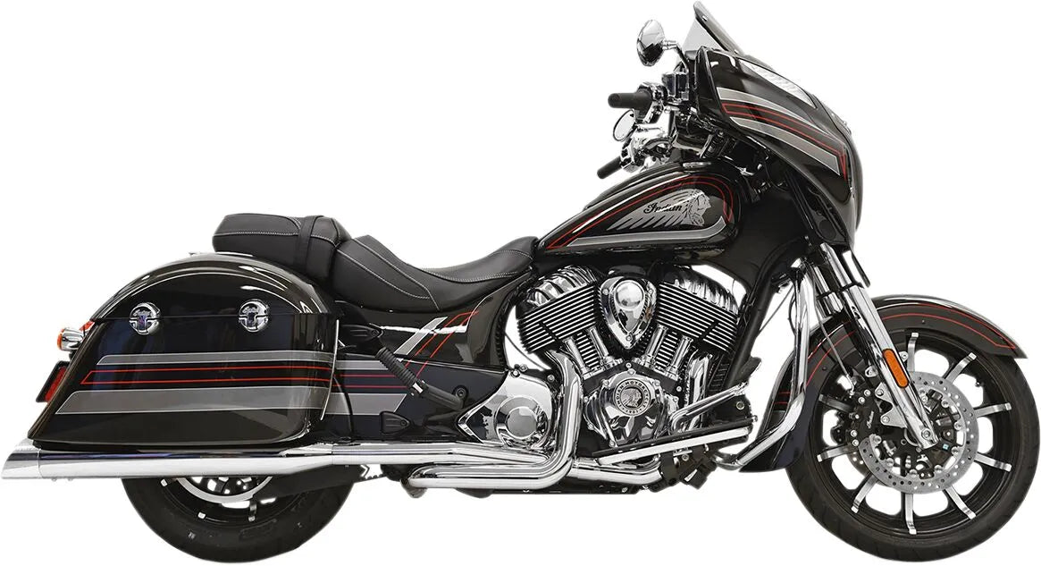 Bassani Xhaust True Dual Pełny Układ Wydechowy Chrom