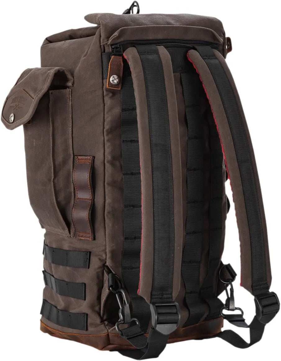 Burly Brand Voyager Sissy Bar Backpack Oak