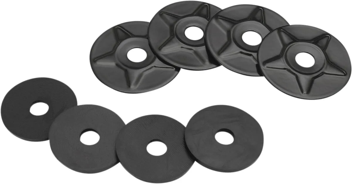 Show Chrome Chrome Star Washer Set for 1/4" Holes