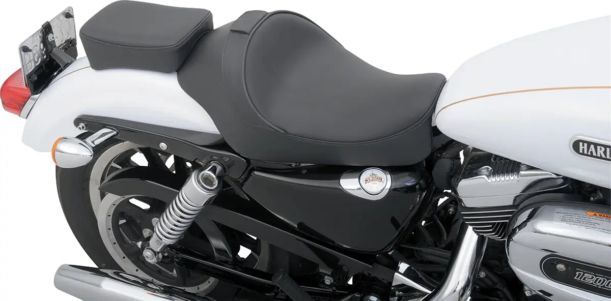 Drag Specialties Backrest Compatible Solo Seat - For Harley Davidson