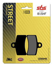 Zestaw klocków hamulcowych Sbs Hf Street Ceramic Organic - przód i tył