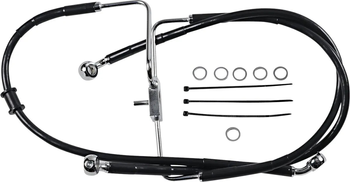 Drag Specialties Przedłużony Przewód Hamulcowy 33" Stal Nierdzewna Przód