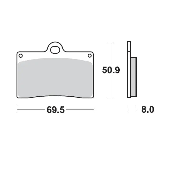 Moto-Master GP SinterPRO Offroad Brake Pads