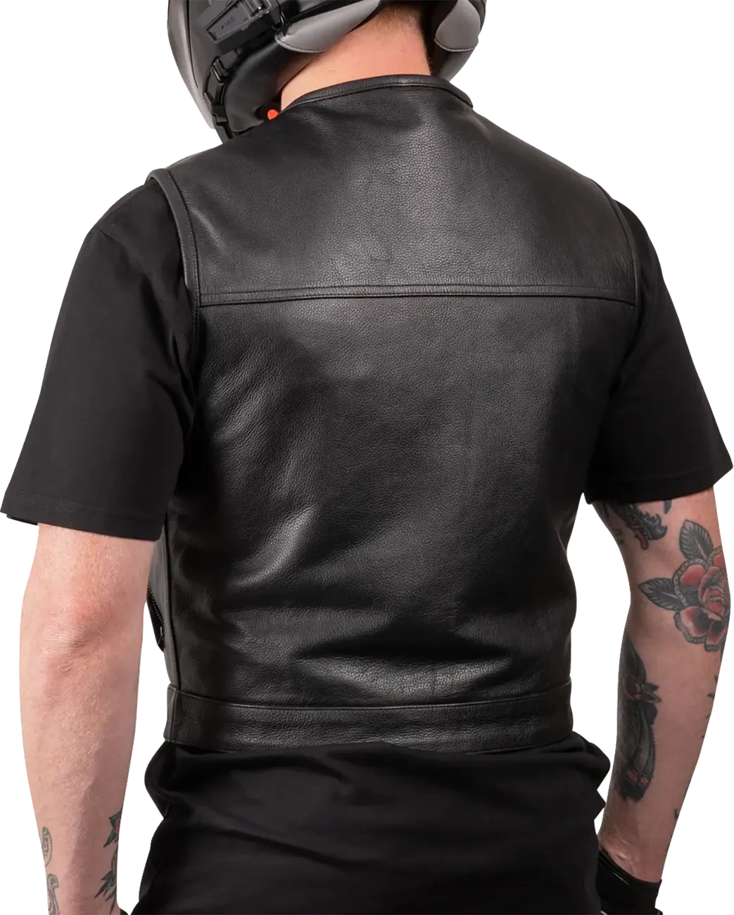 Thrashin Supply Co Encinal Shorty Leather Riding Vest
