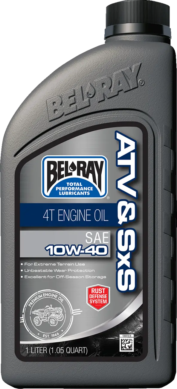 Bel-ray Atv & Sxs Mineral 4t 10W-40 Engine Oil 1 liter
