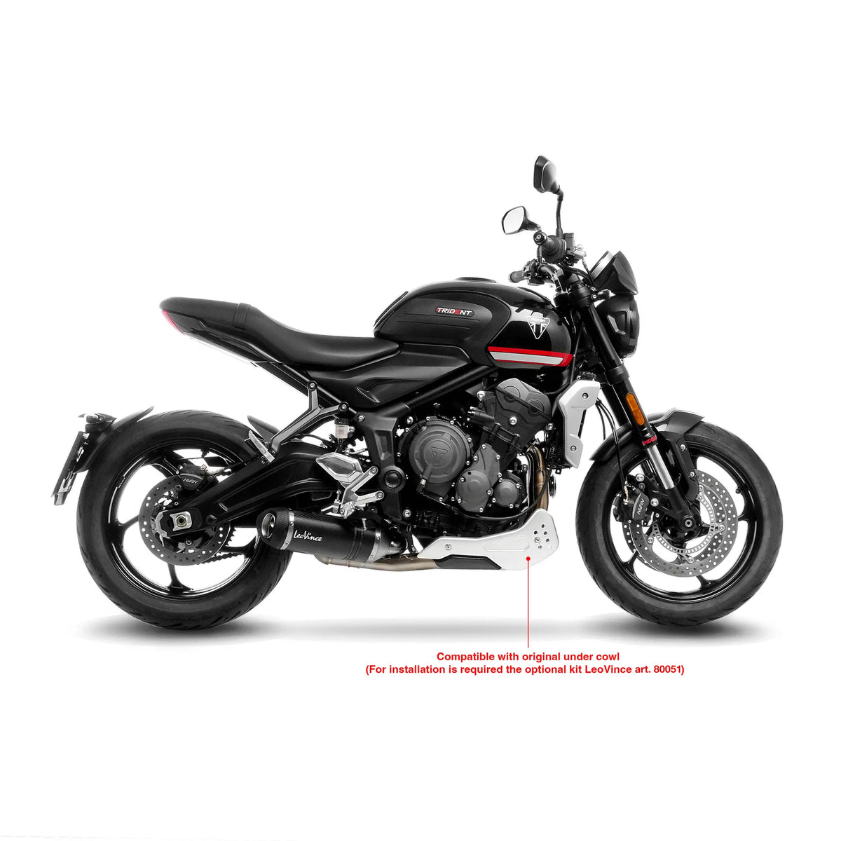 Leovince Cowl Fitting Kit for Triumph Trident 660