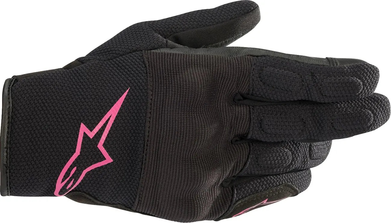 Alpinestars Stella S-max Drystar Women's Motorcycle Gloves - Black/Fuchsia