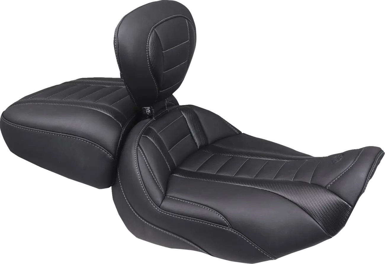 Mustang Deluxe Touring Solo Seat - For Harley Davidson