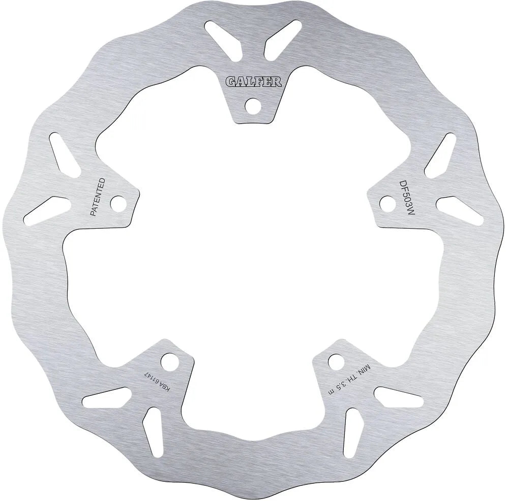 Galfer Wave Brake Rotor - High-carbon Stainless Steel - Front