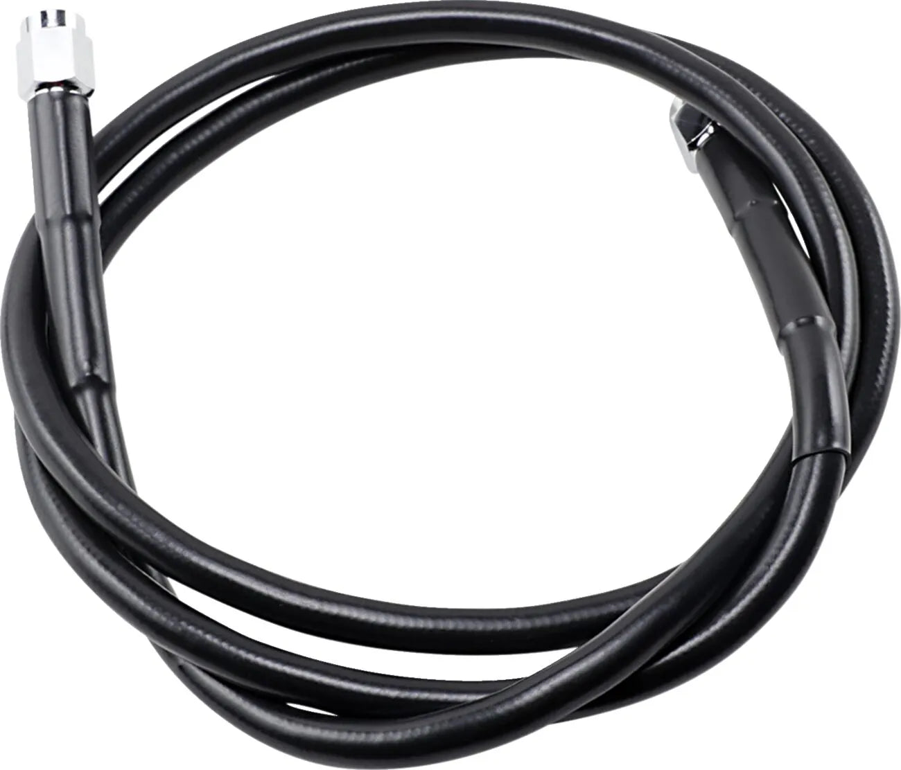Drag Specialties Uniwersalny Przewód Hamulcowy 44" Czarny Winyl