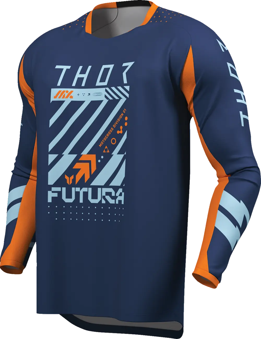 Thor Launchmode Futura Jersey Navy/Orange