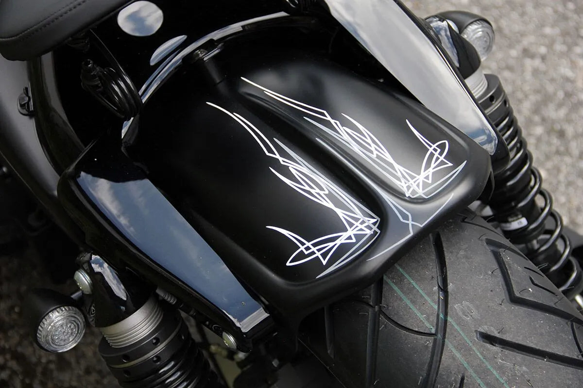 Cult Werk Short Fender Struts Glossy Black for Harley Sportster