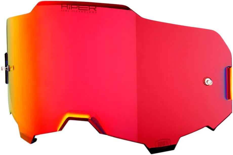 100% Armega Goggle Lens HIPER Mirror Red