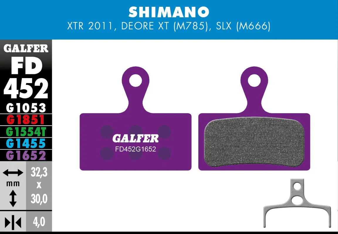 Galfer G1652 E-Bike Semi-Metallic Brake Pads