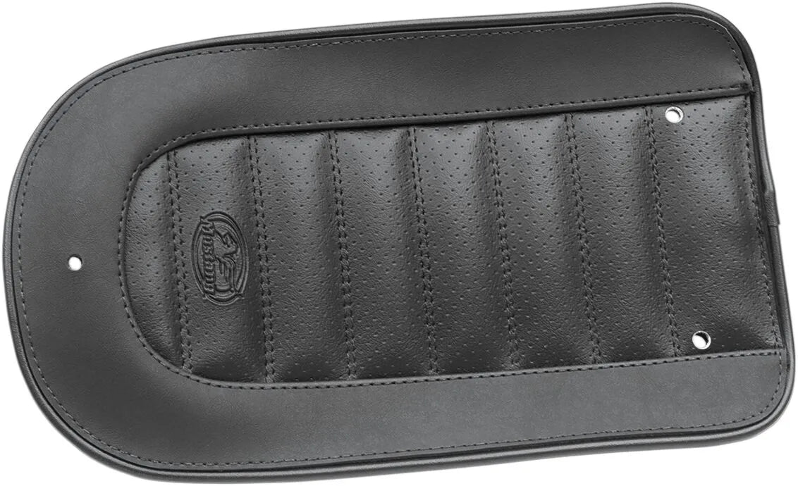 Mustang Fender Bib Tuck & Roll Black for Harley Softail FXBR