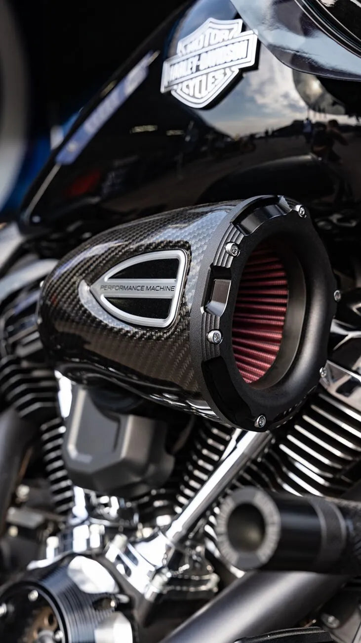 Performance Machine C4 Series Carbon Fiber Air Cleaner Kit