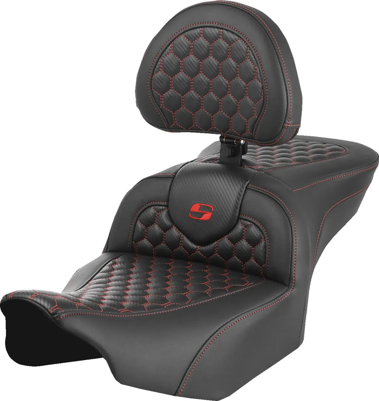 Saddlemen Honeycomb Roadsofa Seat - For Harley Davidson