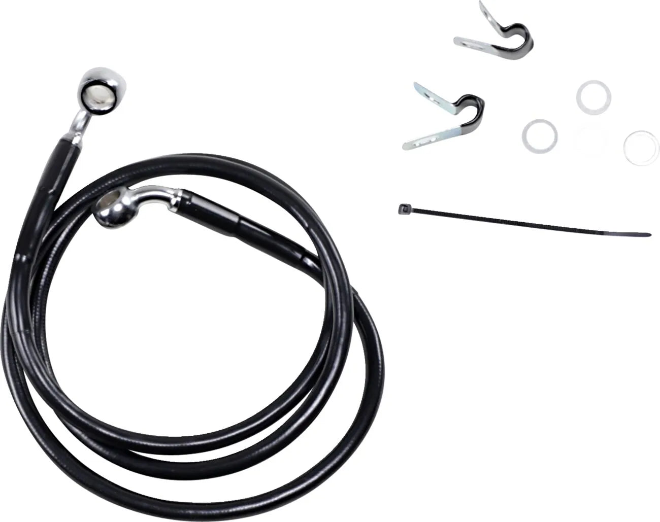 Drag Specialties Wydłużony Przewód Hamulcowy Zestaw 45-3/4"