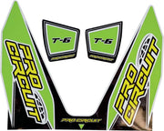 Pro Circuit T-6 Exhaust Decals - Replacement Pair