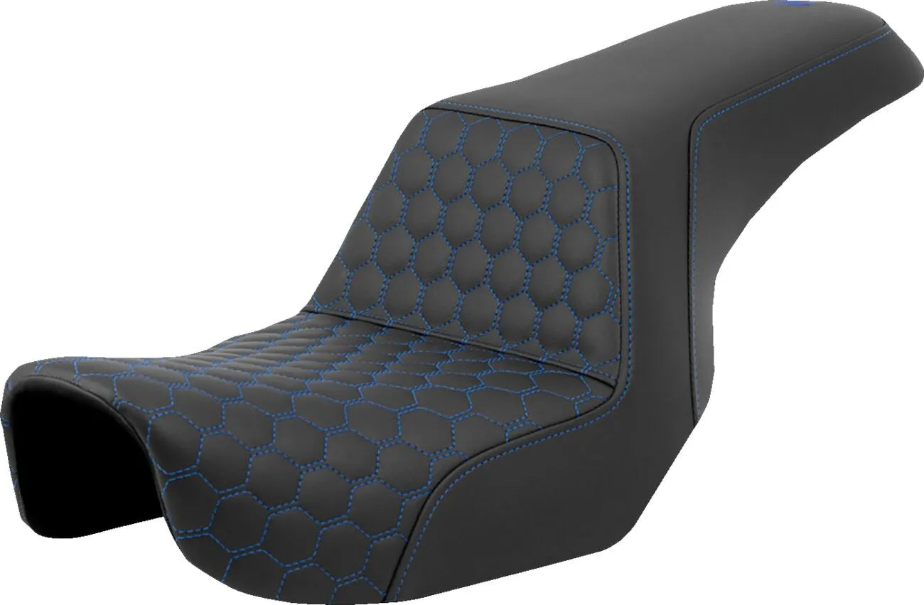 Saddlemen Honeycomb Step-up Seat - For Harley Davidson
