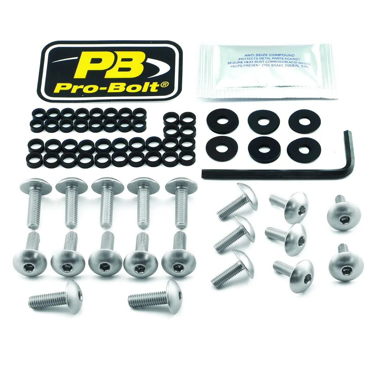 Pro Bolt Aluminium Fairing Bolt Kit For Suzuki